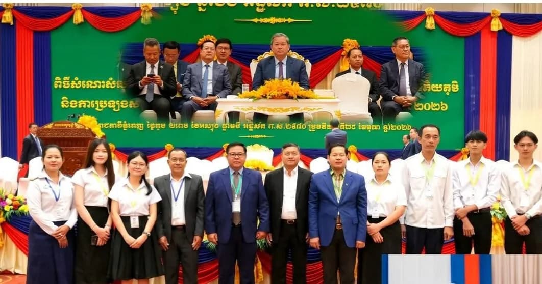 ថ្នាក់ដឹកនាំខេត្តមណ្ឌលគិរី អញ្ជើញអមដំណើរ និងចូលរួមអបអរសាទរ សិស្សជ័យលាភីនិទ្ទេស A ក្នុងពិធីសំណេះសំណាលជាមួយ សម្តេចធិបតី នាយករដ្ឋមន្ត្រី