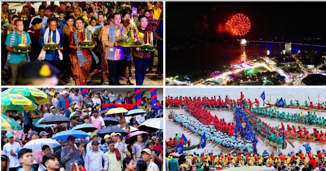 ញៀវទេសចរណ៍ជាតិ និងអន្តរជាតិក្បែរ ៧០ម៉ឺននាក់ ចូលរួមទស្សនា នៃពិធីប្រណាំងទូក បណ្ដែតប្រទីប និងតាំងពិព័រណ៌សមិទ្ធផល រយៈពេល៥ថ្ងៃ ក្នុងក្រុងកំពង់ចាម