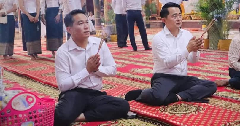 ថ្នាក់ដឹកនាំ និងមន្ត្រីរាជការសាលាដំបូង និងអយ្យការអមសាលាដំបូងខេត្តមណ្ឌលគិរី អញ្ជើញកាន់បិណ្ឌនៅវត្តចំនួន២ ក្នុងក្រុងសែនមនោរម្យ